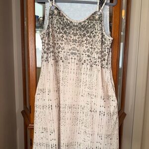 Elegant Grey/Green and Cream Sundress